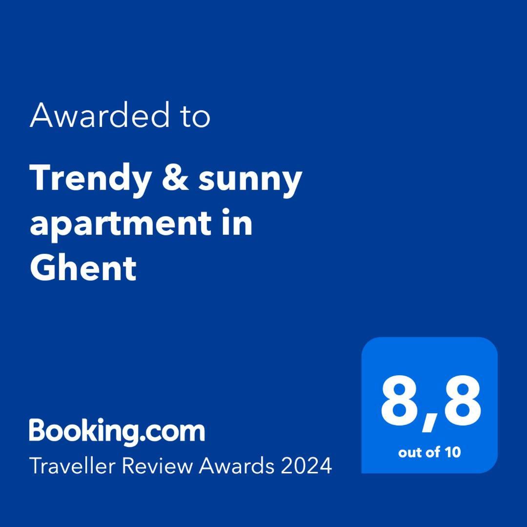 Trendy & Sunny Apartment In Gent Eksteriør billede