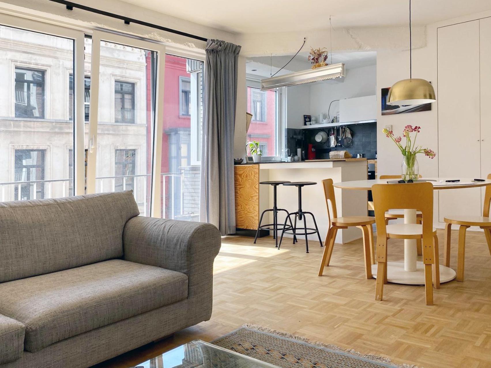 Trendy & Sunny Apartment In Gent Eksteriør billede
